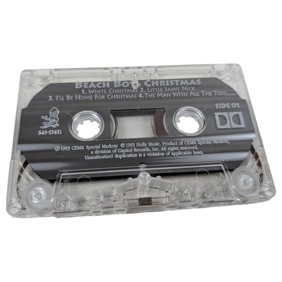 Beach Boys Christmas by The Beach Boys (Cassette Tape,‎ 1993) holiday album - Picture 2 of 4